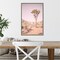 Joshua Tree III Blush by Elizabeth Urquhart Canvas Wall Art Print Framed